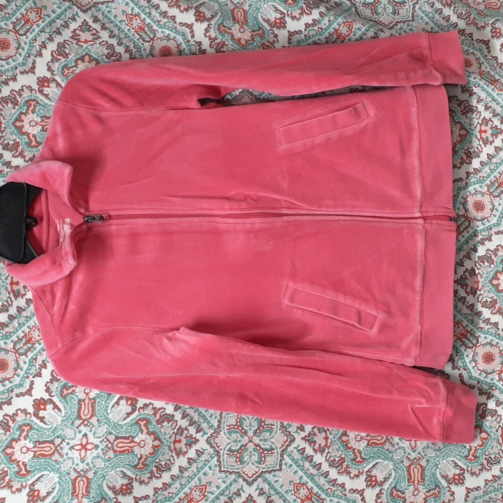 TekGear Velvety Soft Pink Zip Up Jacket, Size XS